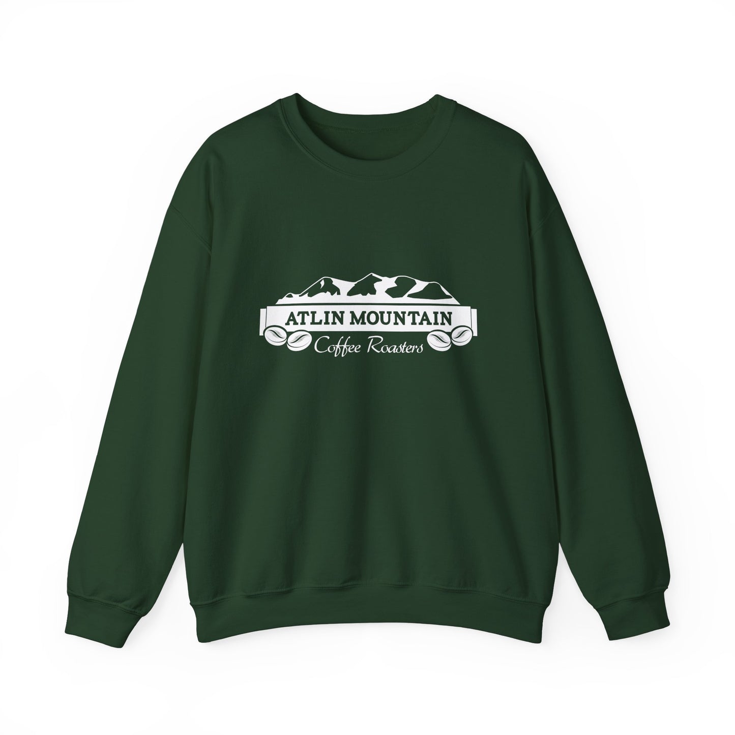 Atlin Mountain Coffee Roasters Unisex Crewneck Sweatshirt - Cozy and Casual Coffee Lover Gift