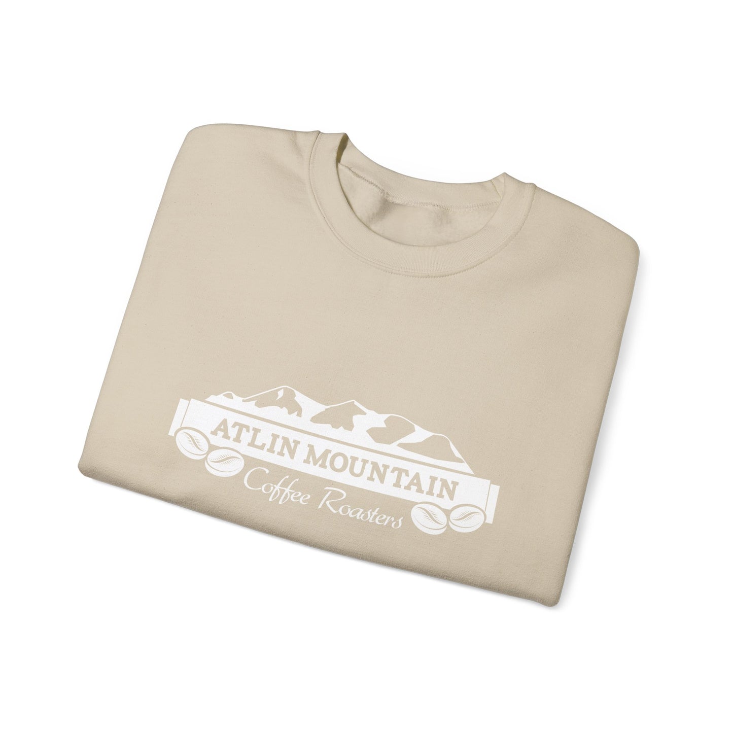 Atlin Mountain Coffee Roasters Unisex Crewneck Sweatshirt - Cozy and Casual Coffee Lover Gift