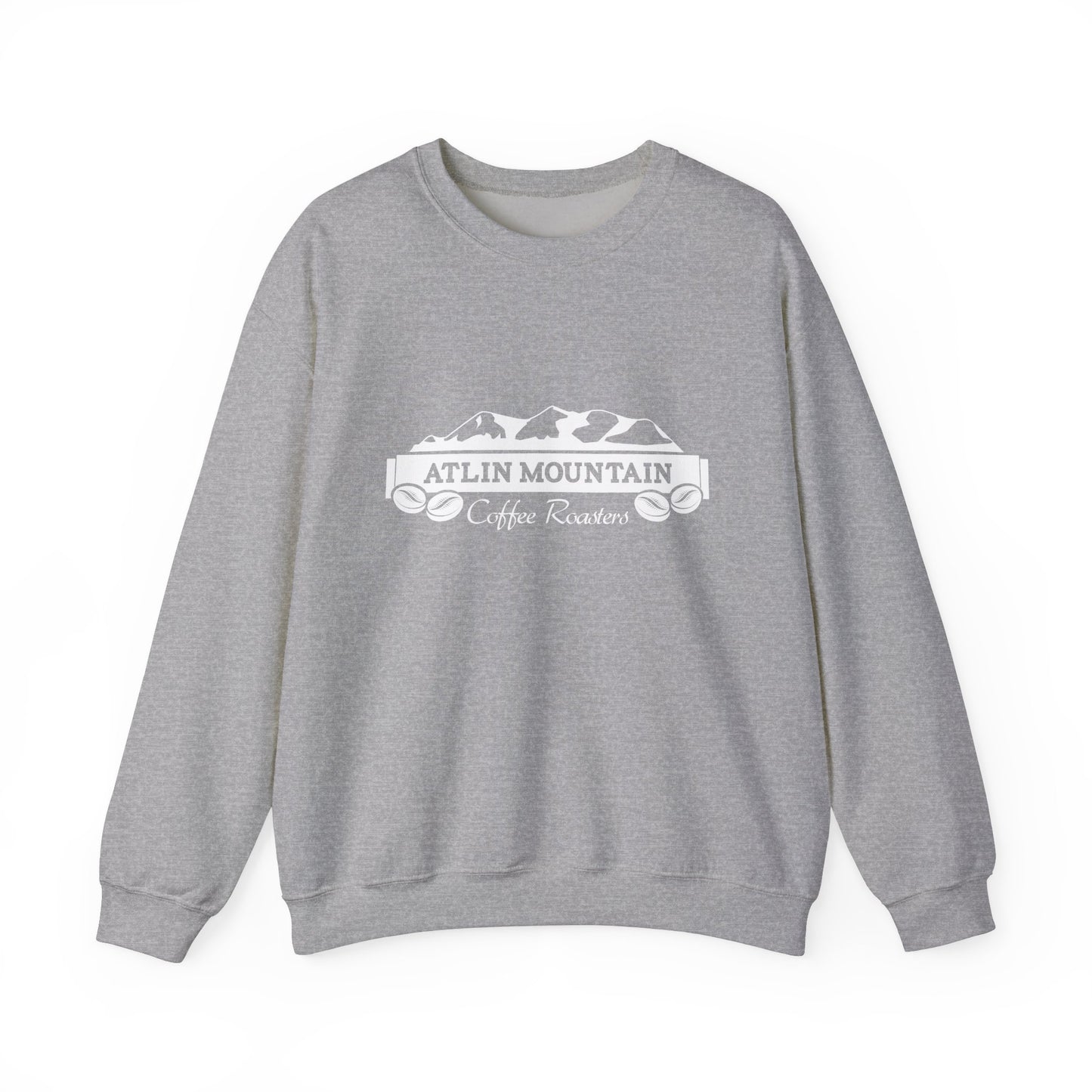 Atlin Mountain Coffee Roasters Unisex Crewneck Sweatshirt - Cozy and Casual Coffee Lover Gift