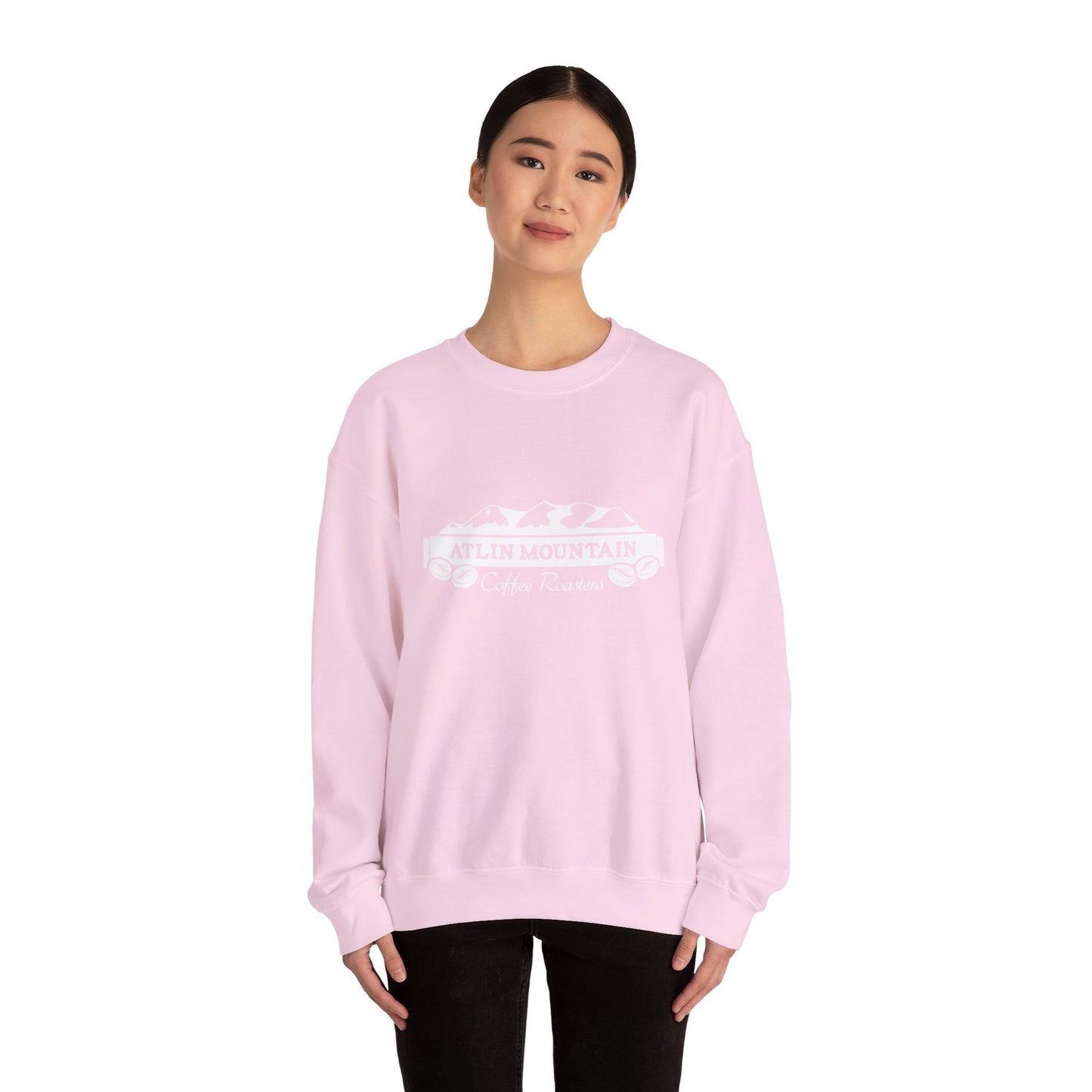 Atlin Mountain Coffee Roasters Unisex Crewneck Sweatshirt - Cozy and Casual Coffee Lover Gift