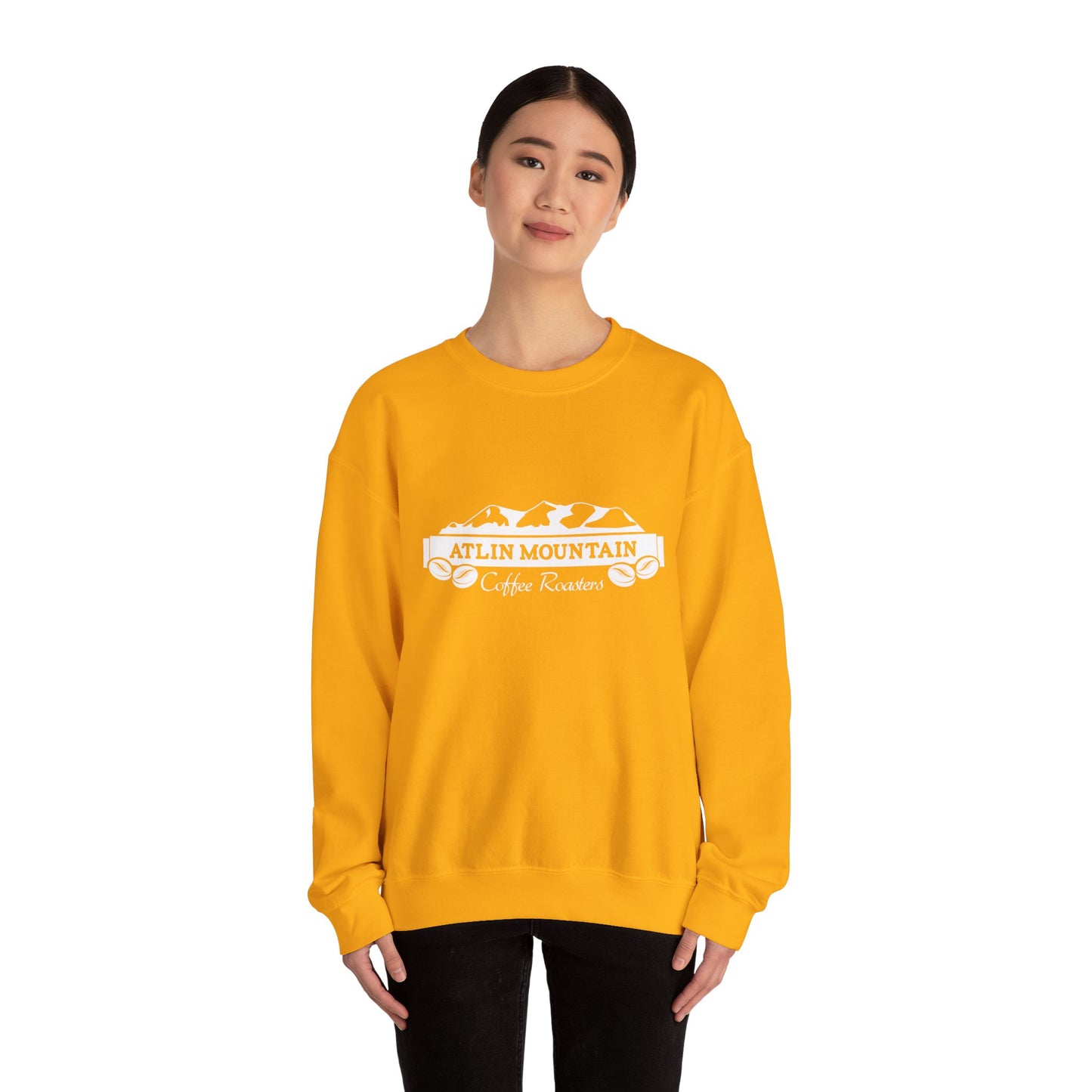 Atlin Mountain Coffee Roasters Unisex Crewneck Sweatshirt - Cozy and Casual Coffee Lover Gift