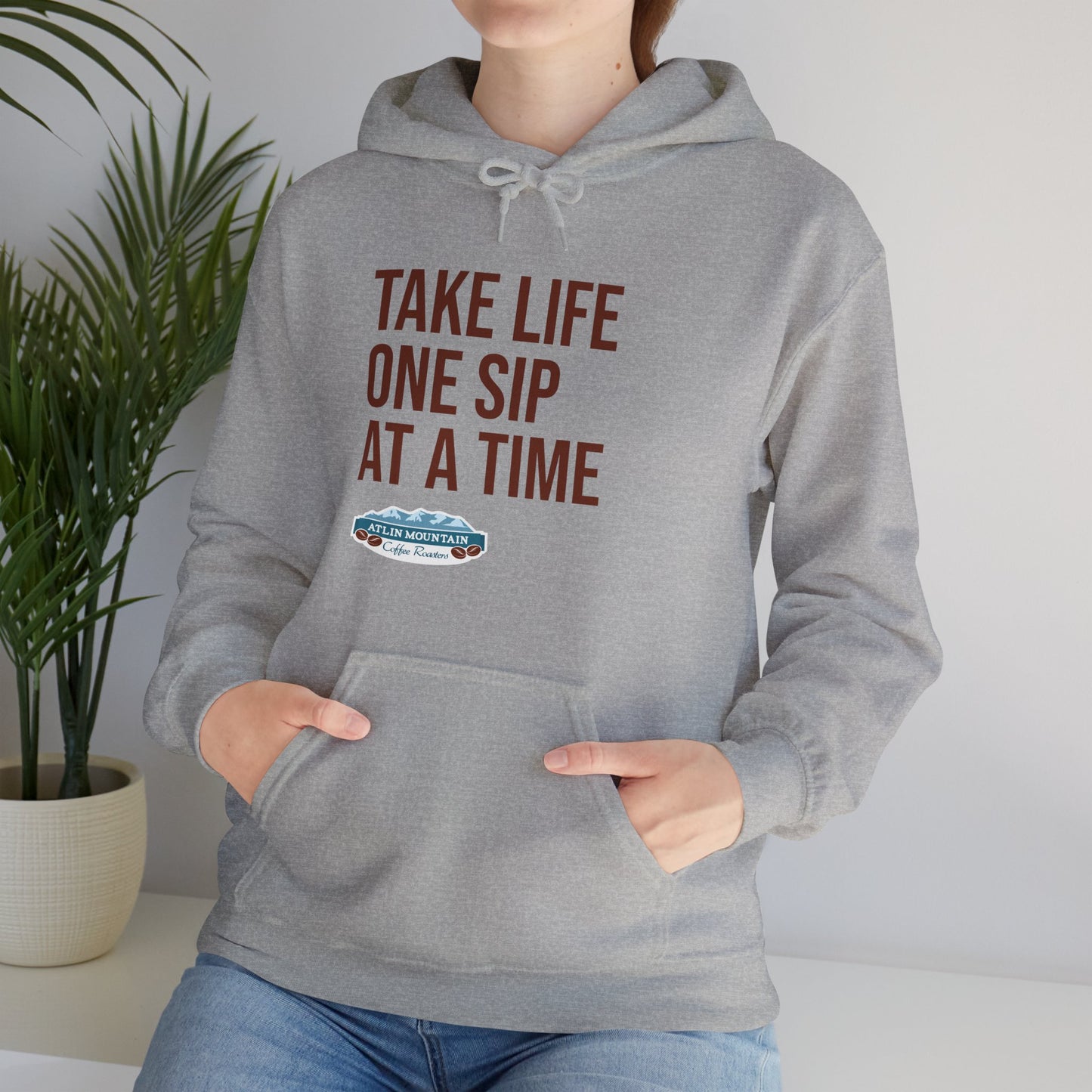 Take Life One Sip at a Time Hoodie - Unisex Heavy Blend™ Sweatshirt