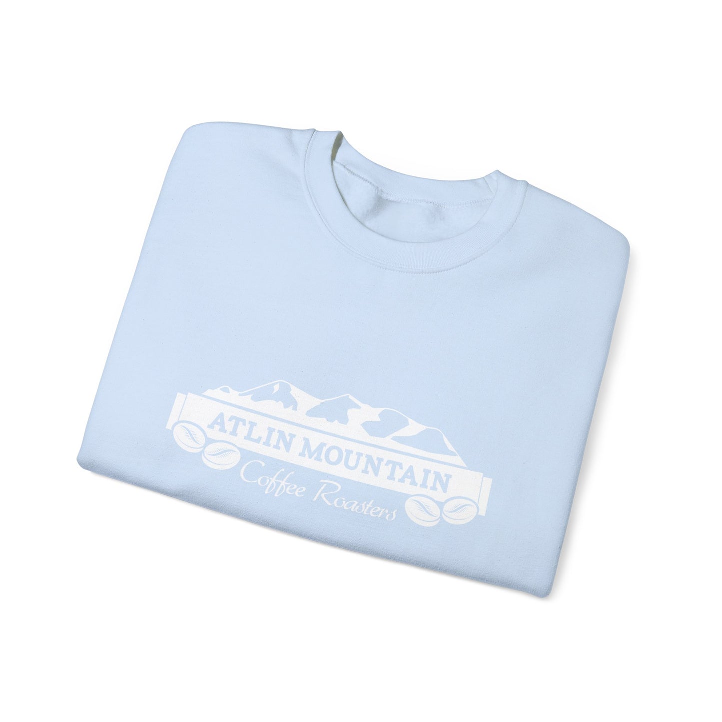 Atlin Mountain Coffee Roasters Unisex Crewneck Sweatshirt - Cozy and Casual Coffee Lover Gift