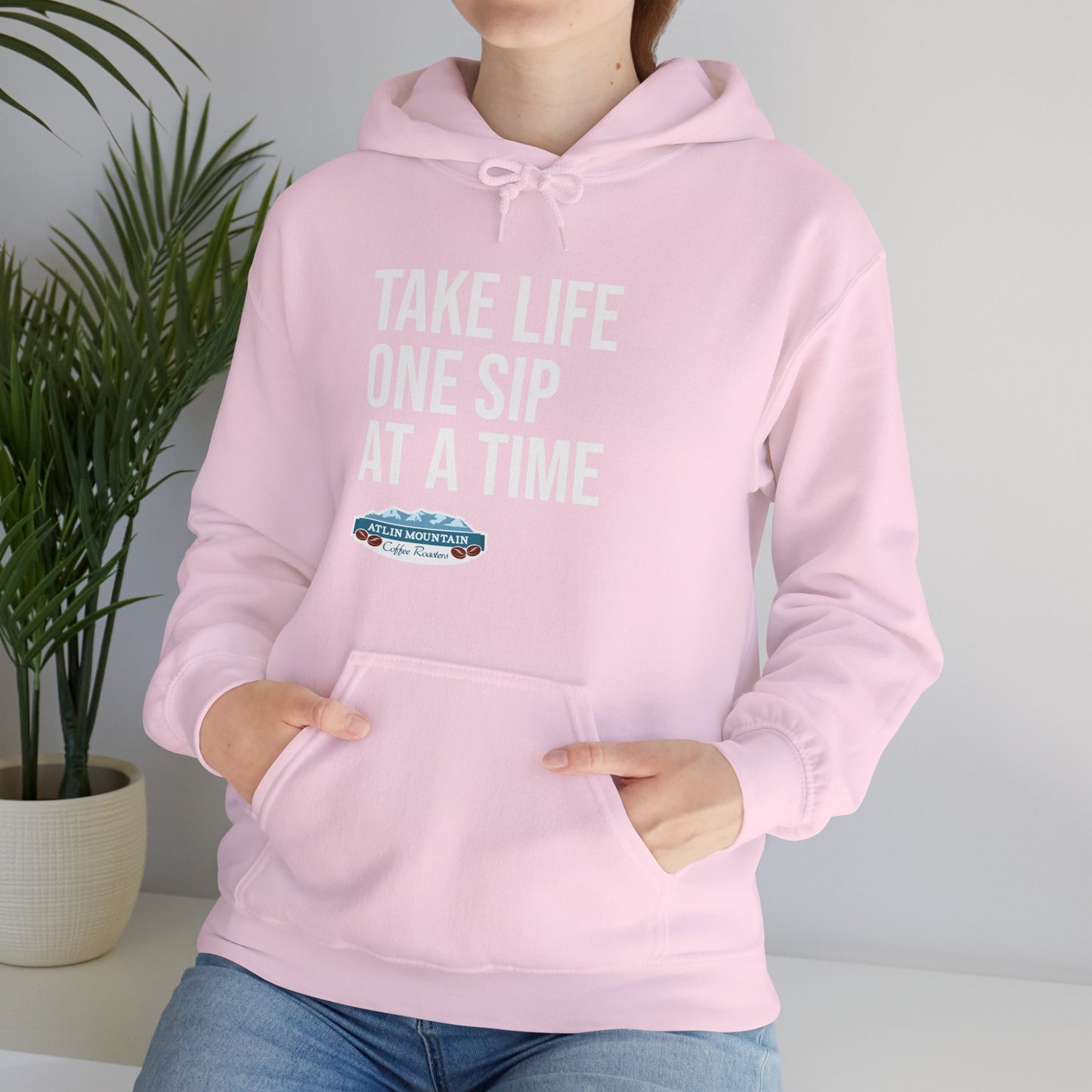 Take Life One Sip at a Time Hoodie - Unisex Heavy Blend™ Sweatshirt