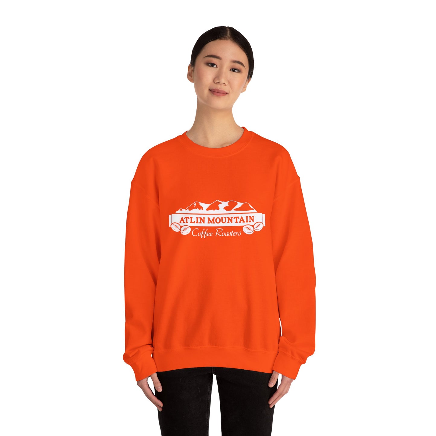 Atlin Mountain Coffee Roasters Unisex Crewneck Sweatshirt - Cozy and Casual Coffee Lover Gift