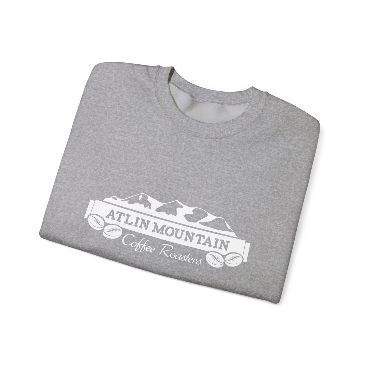 Atlin Mountain Coffee Roasters Unisex Crewneck Sweatshirt - Cozy and Casual Coffee Lover Gift