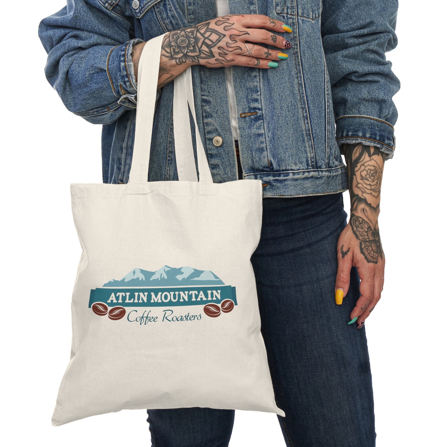 Atlin Mountain Coffee Roasters Tote Bag - Eco-Friendly Shopping & Gift Bag