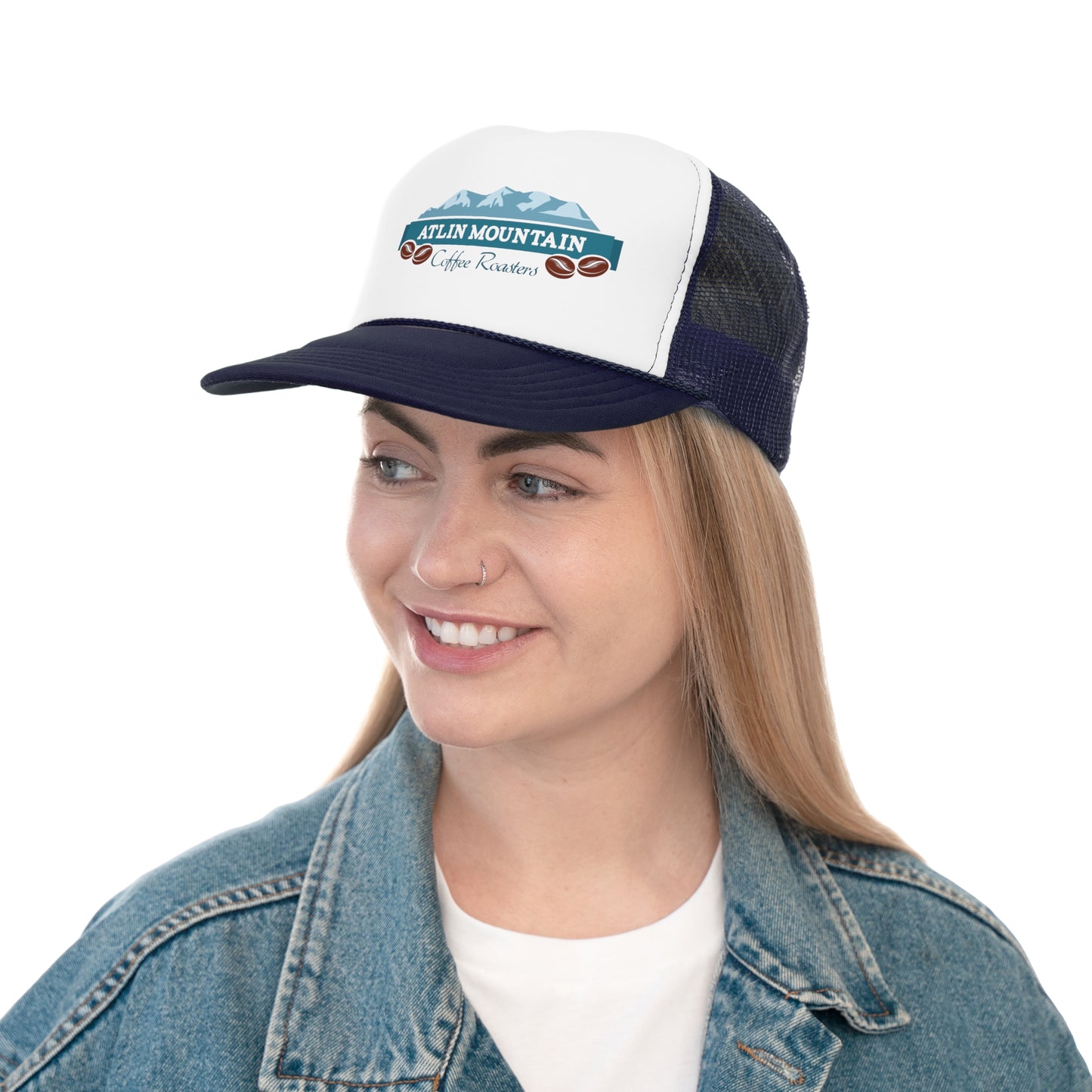 Atlin Mountain Coffee Roasters Trucker Cap - Stylish Outdoor Hat for Coffee Lovers